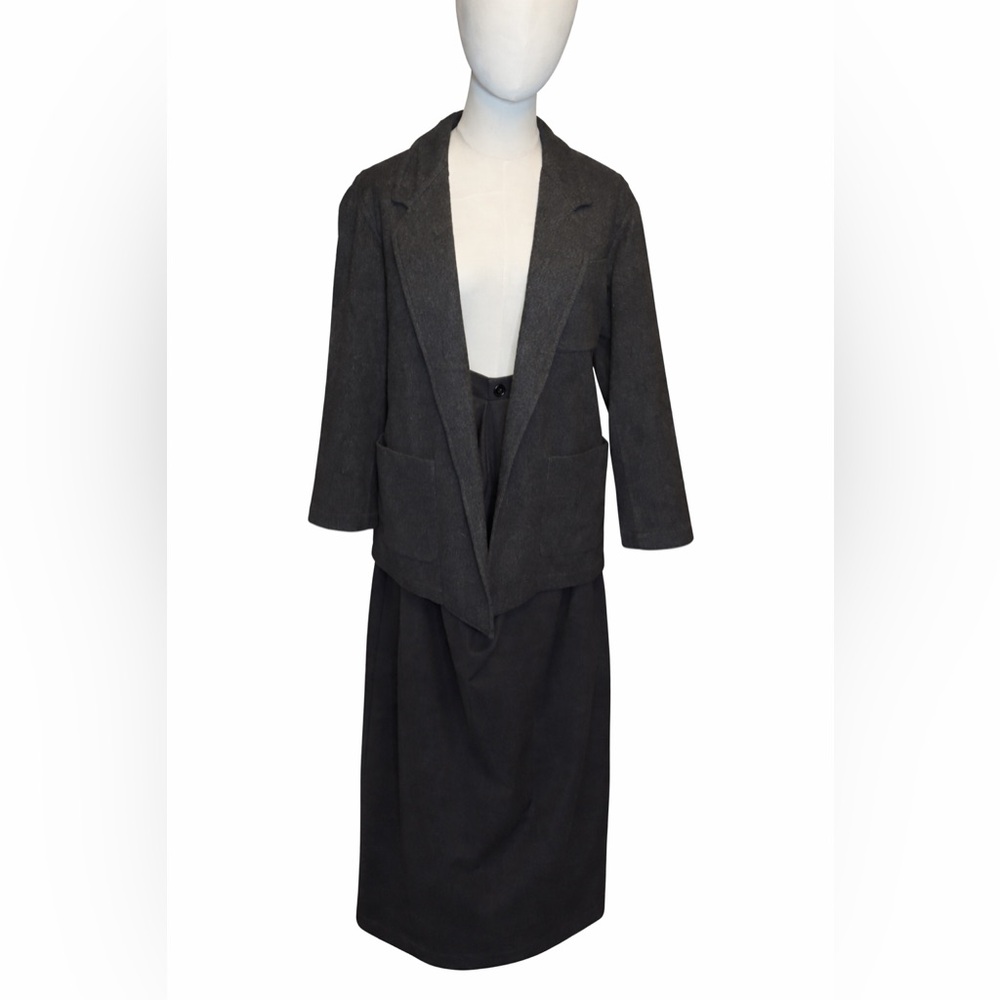 Evan-Picone for Saks Power Suit Bundle | Blazer + Zara Skirt | Small